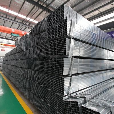 Técnica de laminado en frío laminado en caliente tubo de acero rectangular sin aleación soldado hueco cuadrado 3x4 galvanizado