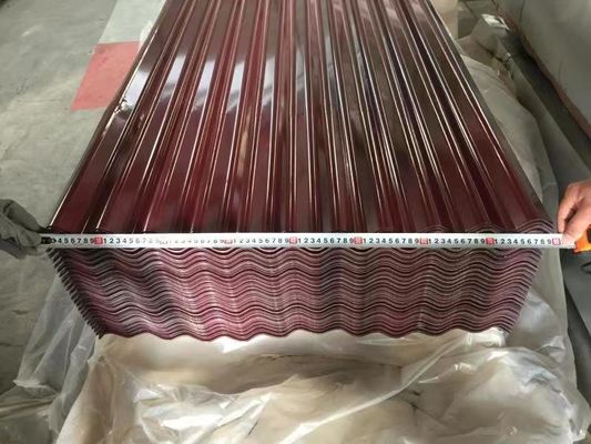 Hoja de techo de alta resistencia Gi Placa de techo de metal corrugado galvanizado con recubrimiento de zinc 20-275 g/m2 Muestra proporcionada