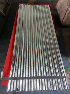 Hoja de techo de alta resistencia Gi Placa de techo de metal corrugado galvanizado con recubrimiento de zinc 20-275 g/m2 Muestra proporcionada