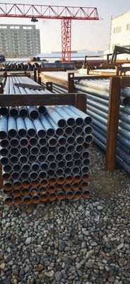 Forma de sección redonda de gran diámetro LSAW SSAW tubo de acero al carbono en espiral soldado para infraestructura de puentes suministro de agua