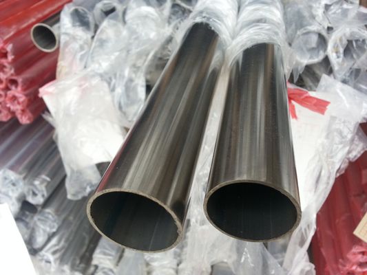 Tubo de acero inoxidable redondo sin aleación ASTM 304 304L 316 316L para la construcción