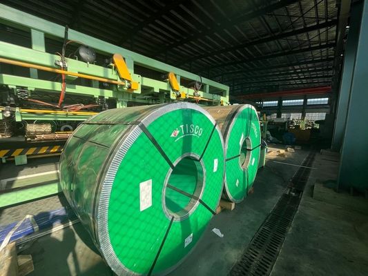 1.5-15mm espesor 304 304L bobina de acero inoxidable 2B 8K BA HL con estándar ASTM y longitud según la solicitud del cliente