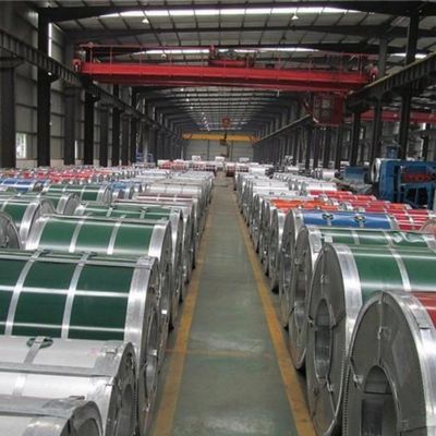 Bobinas de acero galvanizado PPgi pre-pintadas en 0,35/0,4/0,45 mm de espesor y 1220/1219/1250 mm de ancho para diversas aplicaciones