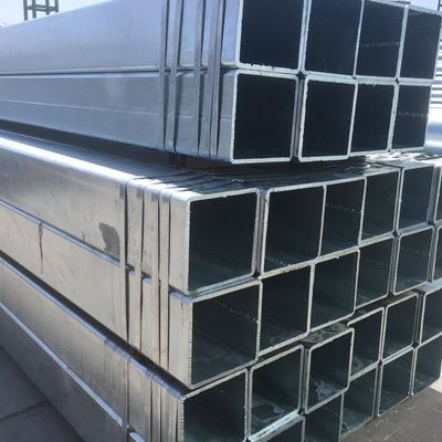 Envase de acero para carbono ligero Bajo Carbono Cuadrado Galvanizado Erw Estructural Rectangular Tubo GI hueco Tubo de acero galvanizado Tubo GI Cuadrado