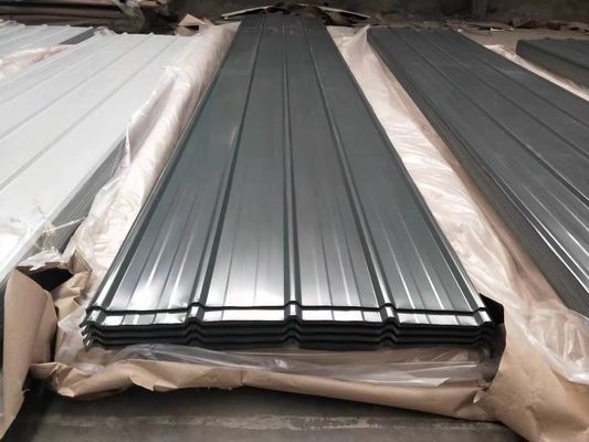 Hojas de techo de hierro galvanizado Muestra de tejado de hierro recubierto de color para material estructural