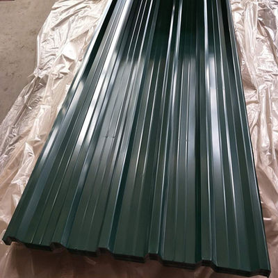 Hojas de techo de hierro galvanizado Muestra de tejado de hierro recubierto de color para material estructural