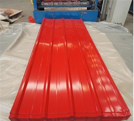 Hojas de hierro galvanizadas techos tecnología laminada en frío Regular Spangle Color Revestido Hoja de techo de hierro