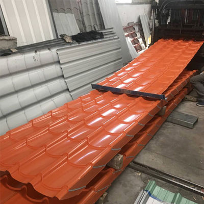 Hojas de hierro galvanizadas techos tecnología laminada en frío Regular Spangle Color Revestido Hoja de techo de hierro
