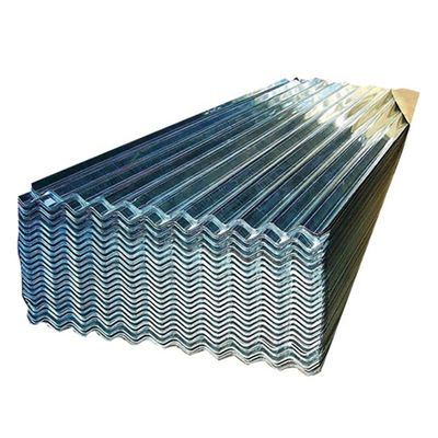 Buen Techo Estándar DIN Hoja de metal galvanizado caliente 0,35 mm Hoja de acero hierro Gi metal corrugado revestido de techo galvanizado