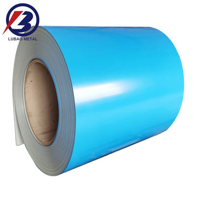 espesor 0,28-1,6 mm DX51D bobina de acero galvanizado recubierta de color en RAL color PPGL bobinas de acero recubiertas de L personalizado