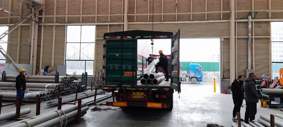 Tubo de acero inoxidable sin costura de 12 pulgadas con acabado no engrasado