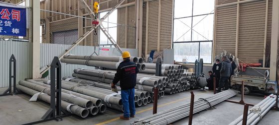 Tubo de acero inoxidable sin costura de 12 pulgadas con acabado no engrasado