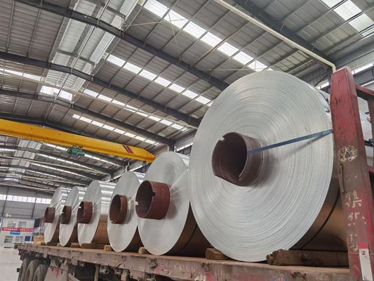 1100/1050/2024/3003/5052/5083/5086/6061/6082/7021/7075 Material de construcción bobinas de aluminio con superficie lisa de 0,15-6 mm