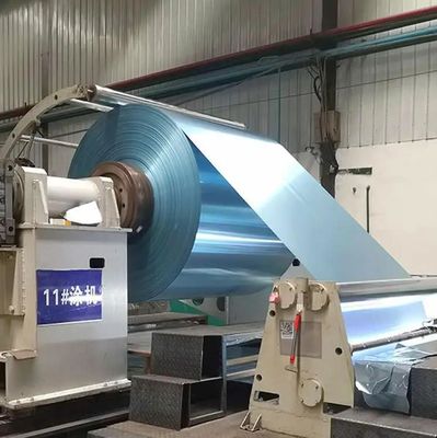 bobinas PPGL 0.5MM Prepintado 1050 PVDF 3003 bobina de aluminio recubierta de color con alta resistencia a la corrosión