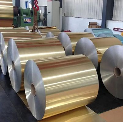 bobinas PPGL 0.5MM Prepintado 1050 PVDF 3003 bobina de aluminio recubierta de color con alta resistencia a la corrosión
