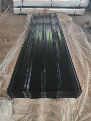Material de construcción a prueba de fuego Color de chapa corrugada galvanizada con técnica de galvanizado en caliente y techo resistente al calor