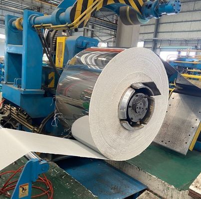 Bobina de cinta laminada en frío ASTM AISI 201 301 304 316 316 410 421 430 bobina de acero inoxidable de 0,1-3,0 mm para el grado de acero 441