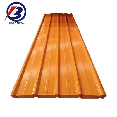 0.22*0.23/0.24/0.25mm PPGI cubierta galvanizada cubierta corrugada de cubierta para la superficie media dura de acero recubierto