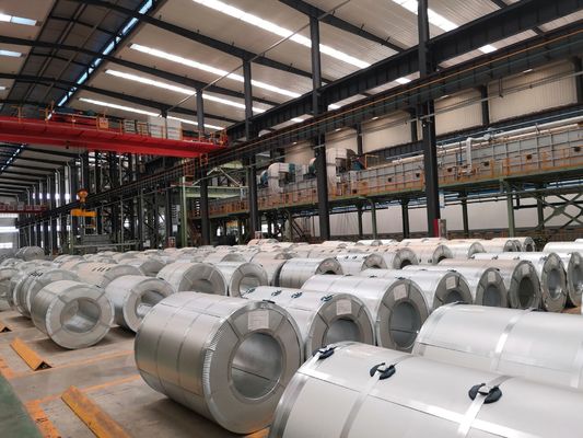 Envase de acero revestido con galvanizado para bobinas galvanizadas en caliente Hojas de techos metálicas Materiales de construcción Zinc aluminizado