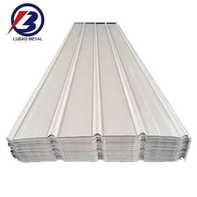 900 mm de ancho 2438 mm de longitud SGCC Grado Ral Gráfico PPGI Hojas de techo corrugado para soluciones de techo duraderas