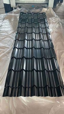 Materiales de construcción de techo PPGI corrugado hierro galvanizado zinc hoja de metal con recubrimiento de zinc de aluminio