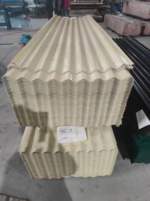 Materiales de construcción de techo PPGI corrugado hierro galvanizado zinc hoja de metal con recubrimiento de zinc de aluminio