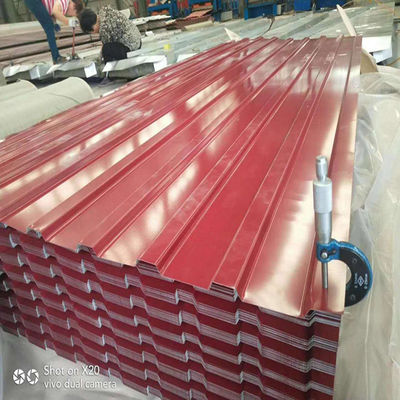 0.1-1mm espesor de color revestido Gl cubiertas onduladas PPGL galvanizado cubiertas onduladas de hierro hoja de zinc de metal
