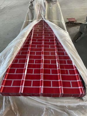 0.1-1mm espesor de color revestido Gl cubiertas onduladas PPGL galvanizado cubiertas onduladas de hierro hoja de zinc de metal
