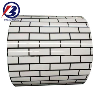 3000 Serie Grado O H112 ASTM Flores Diseño Patrón personalizado PPGL Hoja de recubrimiento de color PPGI bobinas bobinas de acero galvanizado