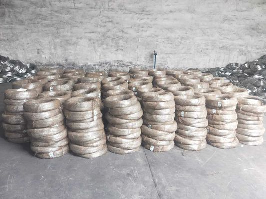 Construcción Prime 2,5 mm alambre de acero galvanizado en caliente con grado de acero Q195 Q235