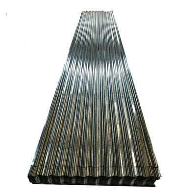 Hoja de techo de acero ondulado de hierro galvanizado revestido de zinc para techos de metal curvos