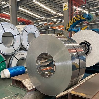 430 BA Finalización de la bobina de acero inoxidable para el corte de soldadura laminada en frío 201 J1 J2 J3 304L 316L tira sin procesamiento de aceite