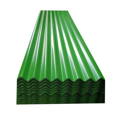 Hoja de techo de acero galvanizado de alta dureza GI PPGI PPGL 0,4 mm espesor 1000 mm anchura colorida placa corrugada para soldadura