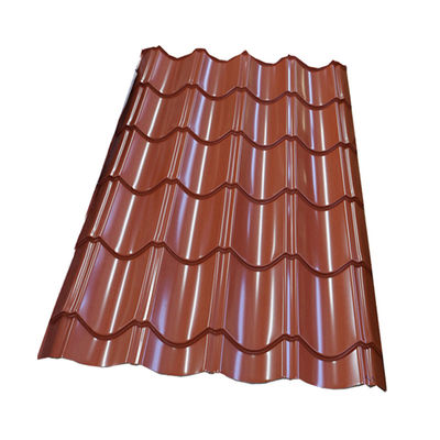 Hoja de techo de acero galvanizado de alta dureza GI PPGI PPGL 0,4 mm espesor 1000 mm anchura colorida placa corrugada para soldadura