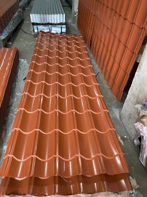 Plancha de acero galvanizado pre-pintada revestida con SGCC PPGI para el servicio de flexión de la construcción