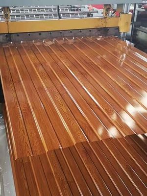 Plancha de acero galvanizado pre-pintada revestida con SGCC PPGI para el servicio de flexión de la construcción