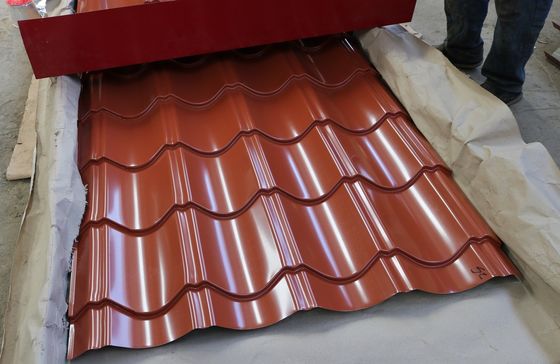 Plancha de acero galvanizado pre-pintada revestida con SGCC PPGI para el servicio de flexión de la construcción