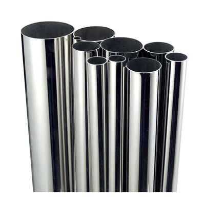 Tubo redondo de acero inoxidable ASTM AISI SS 304 316L 316 310S 1.4301 321 904L 201 de acero inoxidable SS tubo soldado con acabado especular