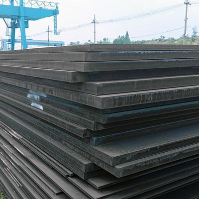 Prime HRC de bajo carbono ASTM A36 Q195 Q235 SS400 espesor 0,8-300mm Acero suave MS chapa de acero laminada en caliente para placa de contenedor