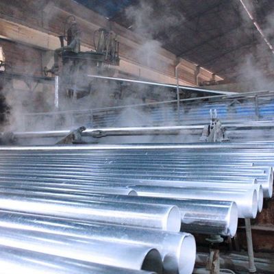 Fabricación de tuberías de hierro galvanizado en caliente para transporte de fluidos