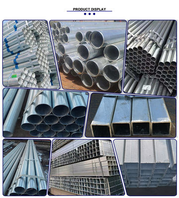 ASTM Q195 Q215 Q235 Q345 Tubo galvanizado por inmersión en caliente y tubo galvanizado electroplacado de no aleación