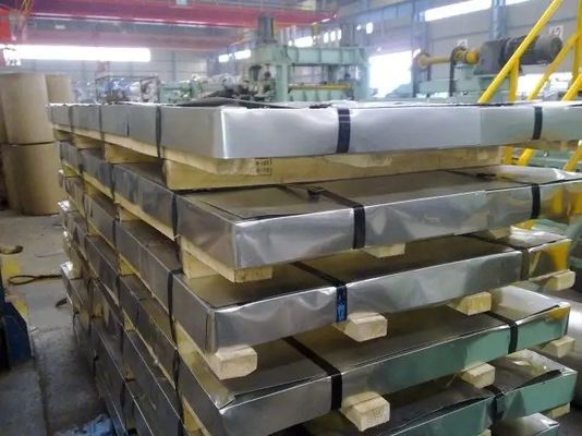 3-8 toneladas Peso de la bobina 2,5 mm 3 mm Placa de acero galvanizado 120 g ASTM A653 G235 Techo revestimiento placa GI