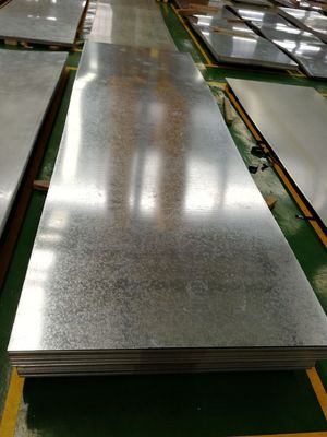 3-8 toneladas Peso de la bobina 2,5 mm 3 mm Placa de acero galvanizado 120 g ASTM A653 G235 Techo revestimiento placa GI