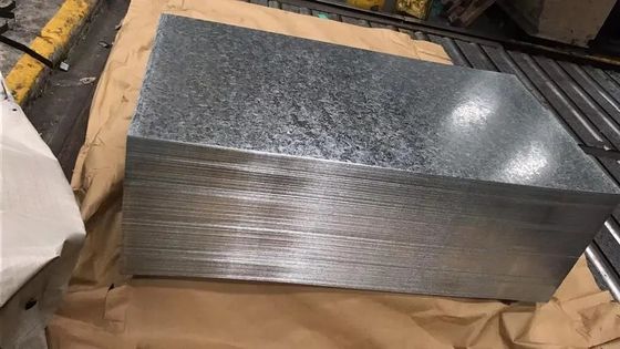 3-8 toneladas Peso de la bobina 2,5 mm 3 mm Placa de acero galvanizado 120 g ASTM A653 G235 Techo revestimiento placa GI