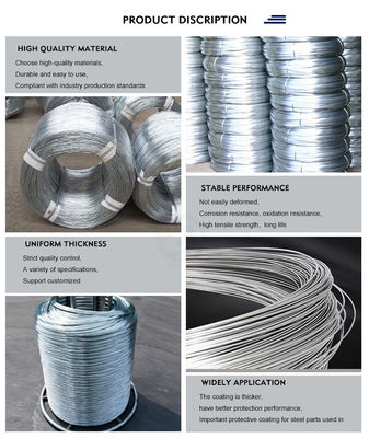 Acero de acero a frío de grado AISI de alto carbono 0,5 mm 1,0 mm 1,5 mm alambre galvanizado para y especial