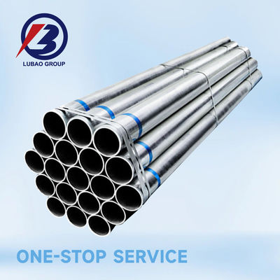 Tubo de acero galvanizado de pared gruesa por pie