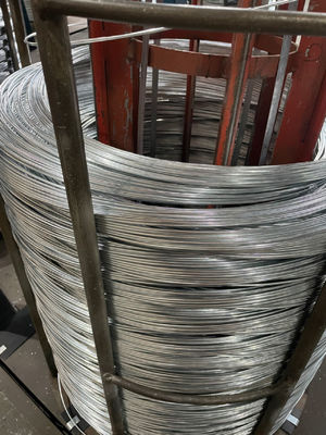 19 Protección del hilo de alambre alambre de acero galvanizado con norma GB Q195 Q235