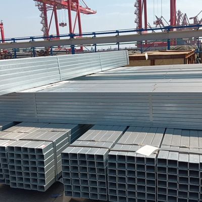 4x4 pulgadas de trabajo pesado pre-galvanizado cuadrados tuberías de acero grado de acero 0,7 mm capa de zinc para tubería de fluidos industriales