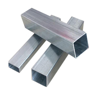 Tubos cuadrados galvanizados laminados en caliente para la construcción de edificios ASTM Tubo de estructura 2.5x2.5 grado BS1387/GB/T13793-2001