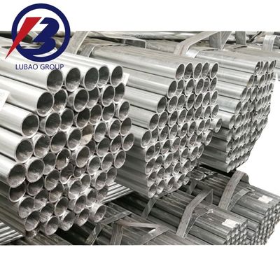 Estándar ASTM Q235 Tubo galvanizado por inmersión en caliente Tubo de acero soldado personalizado Tubo de acero soldado para construcción